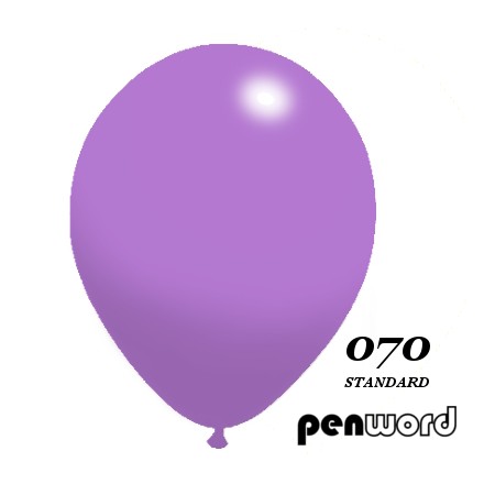 Balon standard 10" fioletowy 100szt.