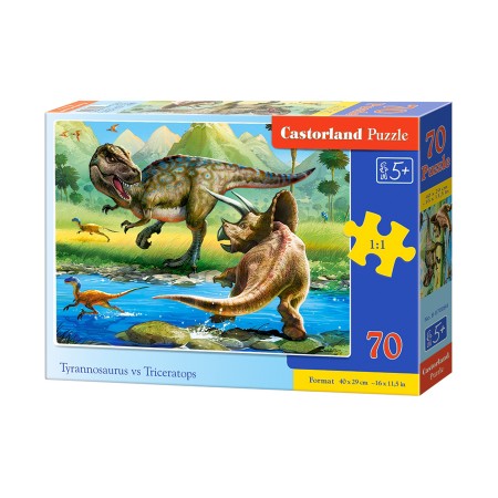 Puzzle 70 el. Dinozaury